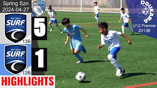 Bay Area Surf 13B Pre-MLS 5-1 Bay Area Surf 12B Academy I | NorCal U12 Premier | 2024-04-27