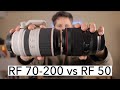 Canon RF 70-200mm vs RF 50mm | zoom vs fixed focal length | EOS R, R5 and R6 [4K]