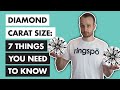 Diamond Size Comparison: 7 Things You NEED To Know About Diamond Carat Before You Buy