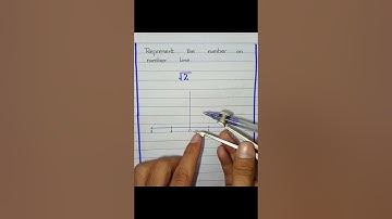 represent the square root 2 on number line #maths#shorts #viralvideo#foryou #trending#everydaymaths
