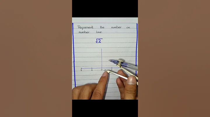 represent the square root 2 on number line #maths#shorts #viralvideo#foryou #trending#everydaymaths