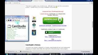 How to download camstudio 2.7.2 video recording software plus quick start camstudio