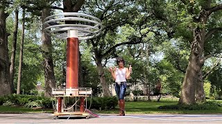 ⚡Enormous Tesla Coil, 1st Light⚡