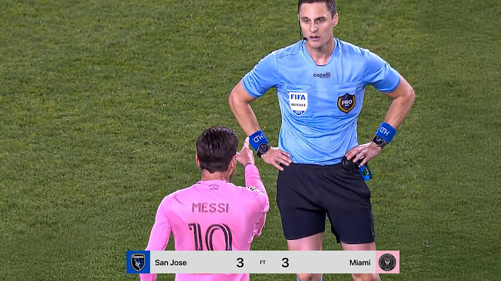 Messi Goes Off on Referee! 🚨 | Wild Ending vs San Jose | 14/05/2025