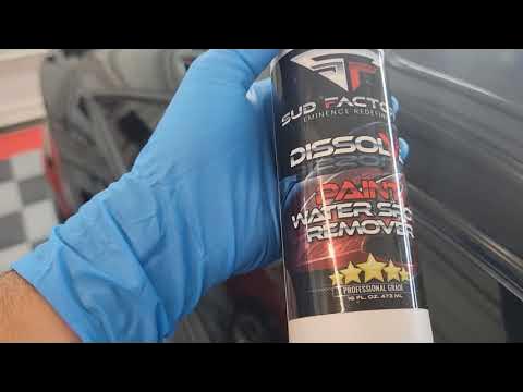 How to remove BAD water spots? Try SUD FACTORY Dissolve x2  it is TOO  easy (HIDDEN GEM) 