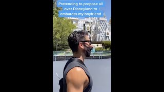 PRETENDING TO PROPOSE ALL OVER DISNEYLAND PRANK