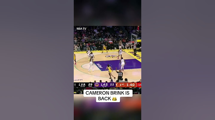 SHE'S BACK 👑 Cashes in her first bucket since suffering an ACL injury last year