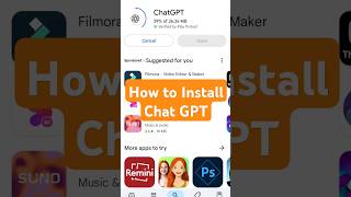 How to Install ChatGPT on Android | How to Download ChatGPT on Mobile | #chatgpt