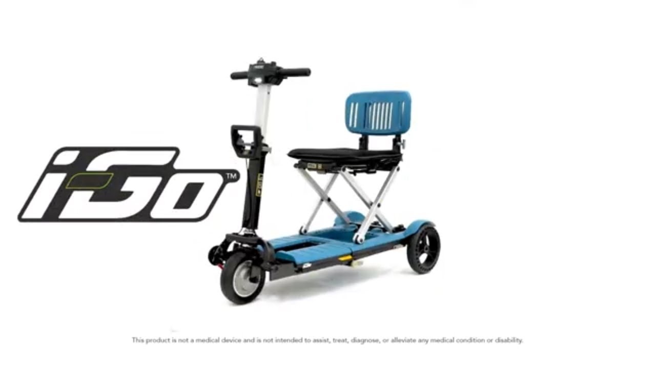 Lænestol lemmer patron i-Go™ Folding Scooter :: Pride Electric Scooters | Pride Mobility®
