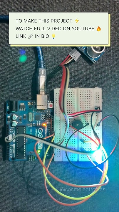 Simple Arduino Alarm System ⏰ #cosmelectronics #arduino #arduinoproject ...