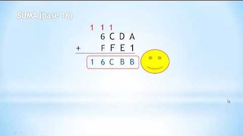 Sistema Hexadecimal Operaciones