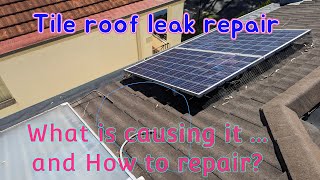 Roof tile leak repair using first principles that consider copper corrosion, water course function