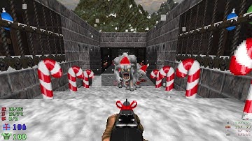 Doom - Snow Wave Community Project - Map 01: Oops I Stubbed My Mistletoe (2024) | 4K/60