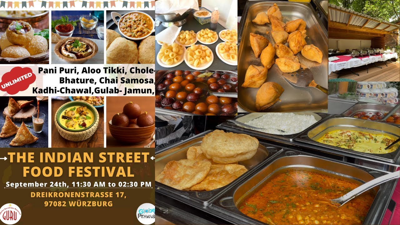Glimpse of an Indian Street food festival in Würzburg {September 2022} YouTube
