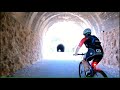 30 minute Via Verde Spain 20 Tunnel Wuben Led Light Indoor Cycling Workout 4K Video