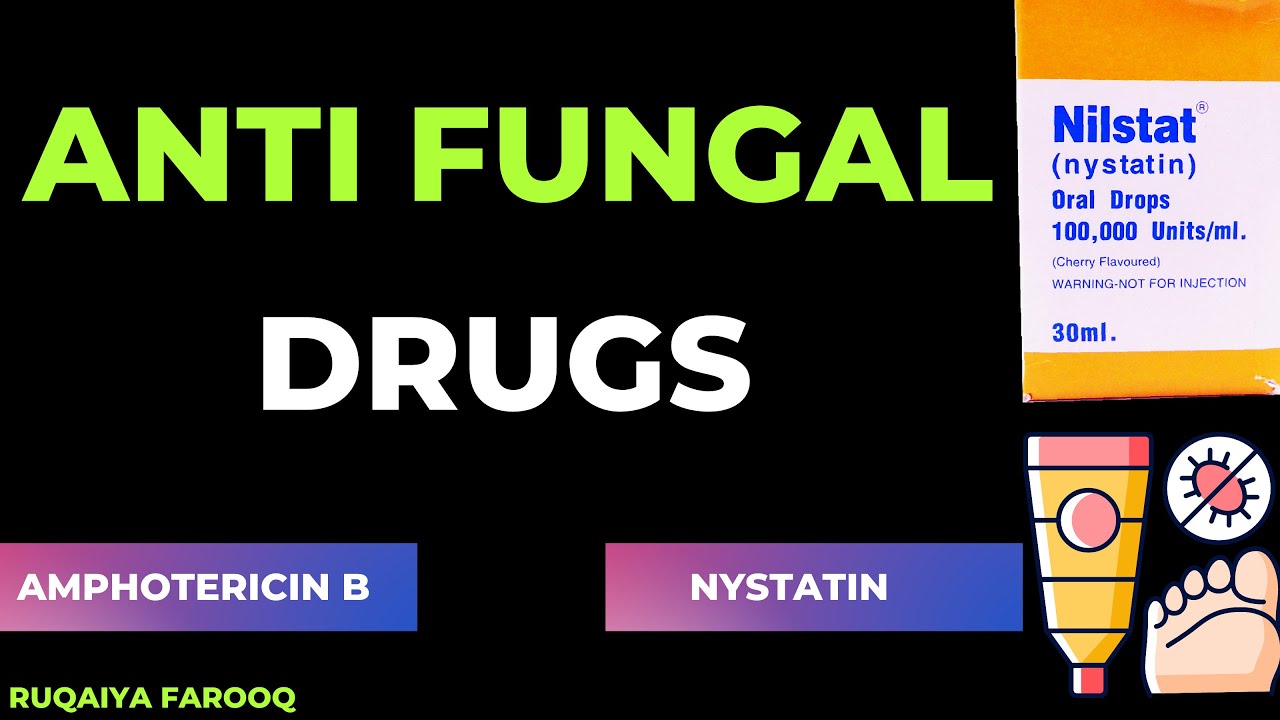 Antifungal drugs Amphotericin B, Nystatin Mechanism of Action