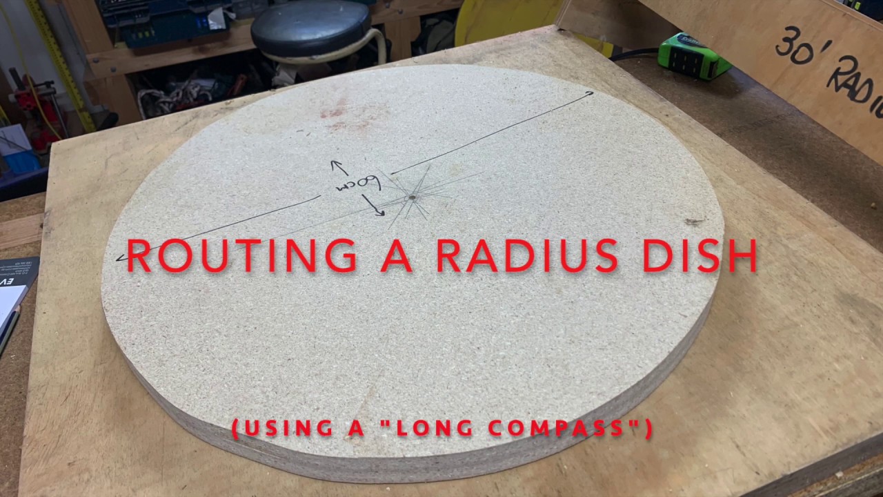 Guitar Construction Make your own radius dish of any size easily