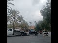 Flipping car 🚗 back after hitting tree 🌳 in parking lot 🤷