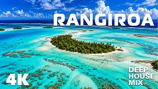 French Polynesia Ocean Therapy 🌊 | Rangiroa Blue Mind Calm | Deep House Chill Escape 4K for Your TV