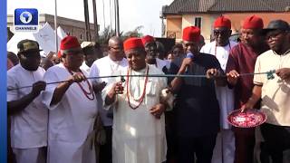 Federal Lawmaker Commissions Roads In Anambra North