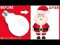 #SantaClaus Making | How to make Santa Claus | Santa Claus Making with bulb | 2021 Santa Claus