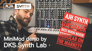 AJH Synth Modular Sound Demo by @DKS-SYNTH-LAB  (MiniMod Eurorack Modular jam, No Talking)