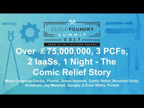 Over £75,000,000, 3 PCFs, 2 IaaSs, 1 Night - The Comic Relief Story