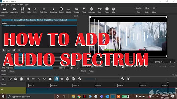 How To Add Audio Spectrum in Shotcut | 2021 Shotcut Tutorial