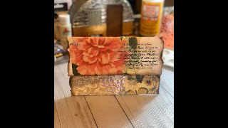 #CraftWithMe 🎀 Altered Cereal Box Envelope with Embossing Details