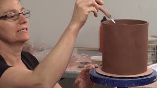 Tips for Making Strong Joints on Slab Built Pottery | LISA NAPLES screenshot 5