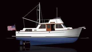 1984 Monk 36 Trawler For Sale