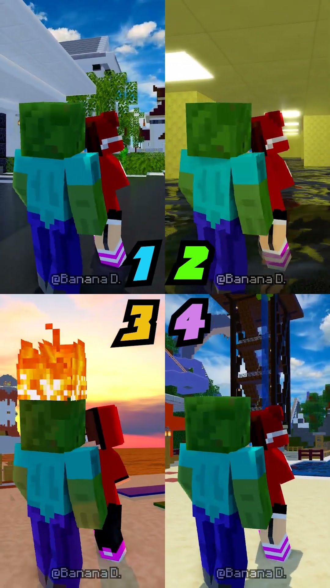 Zombie Team VS JJ Team Love Battle COMPLETE EDITION