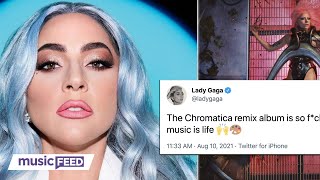 Lady Gaga TEASES New Version of 'Chromatica' Album + New Collabs!