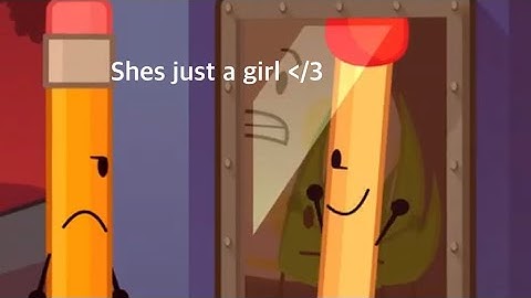 BFDIA 13 & 14 but only when Match is on screen (or talks)