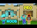 CASA NOOB VS CASA PRO: ESCONDITES secretos de DIAMANTES en MINECRAFT 😱💎