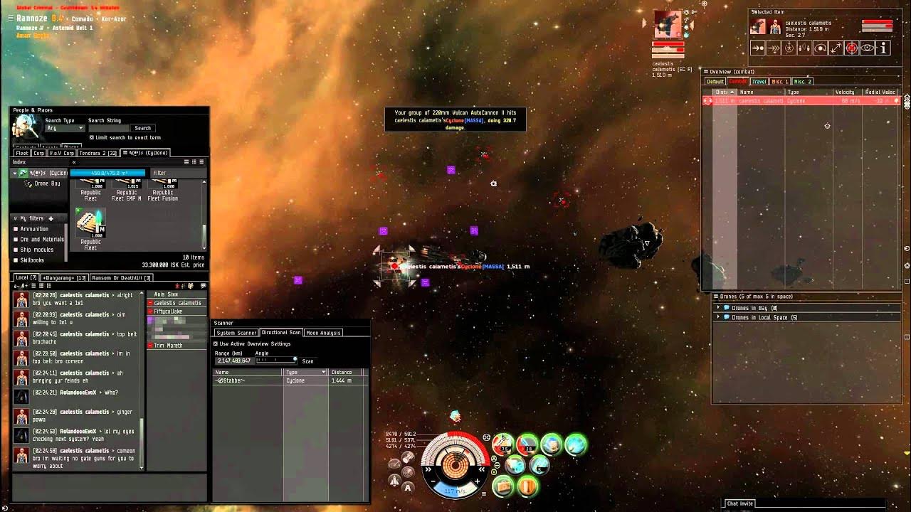 Eve Online PvP XL ASB Cyclone vs Dual ASB Cyclone YouTube