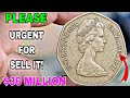 Don’t Spend These Top 3 Rare UK 50 New Pence Coins Worth Thousands!