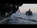 USS Gerald R. Ford Replenishment At Sea