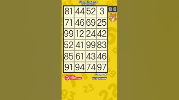 Hide & Seek Numbers 👀 Find the Same Numbers 994 #brainteaser