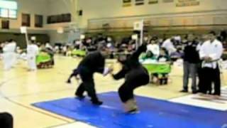 Tsai's Kung fu Self Defense Demo at the Yoshitaka Tournament