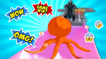 MAX Levels in Kaiju Run 🦍👊🦖 Gameplay Android, iOS