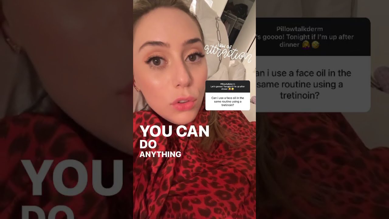 Tretinoin(Retinoid) + Face Oils shorts YouTube