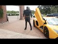 TYSON FURY TURNS UP IN LAMBORGHINI & BURSTS INTO PRESS CONFERENCE AS BATMAN !!! / KLITSCHKO v FURY