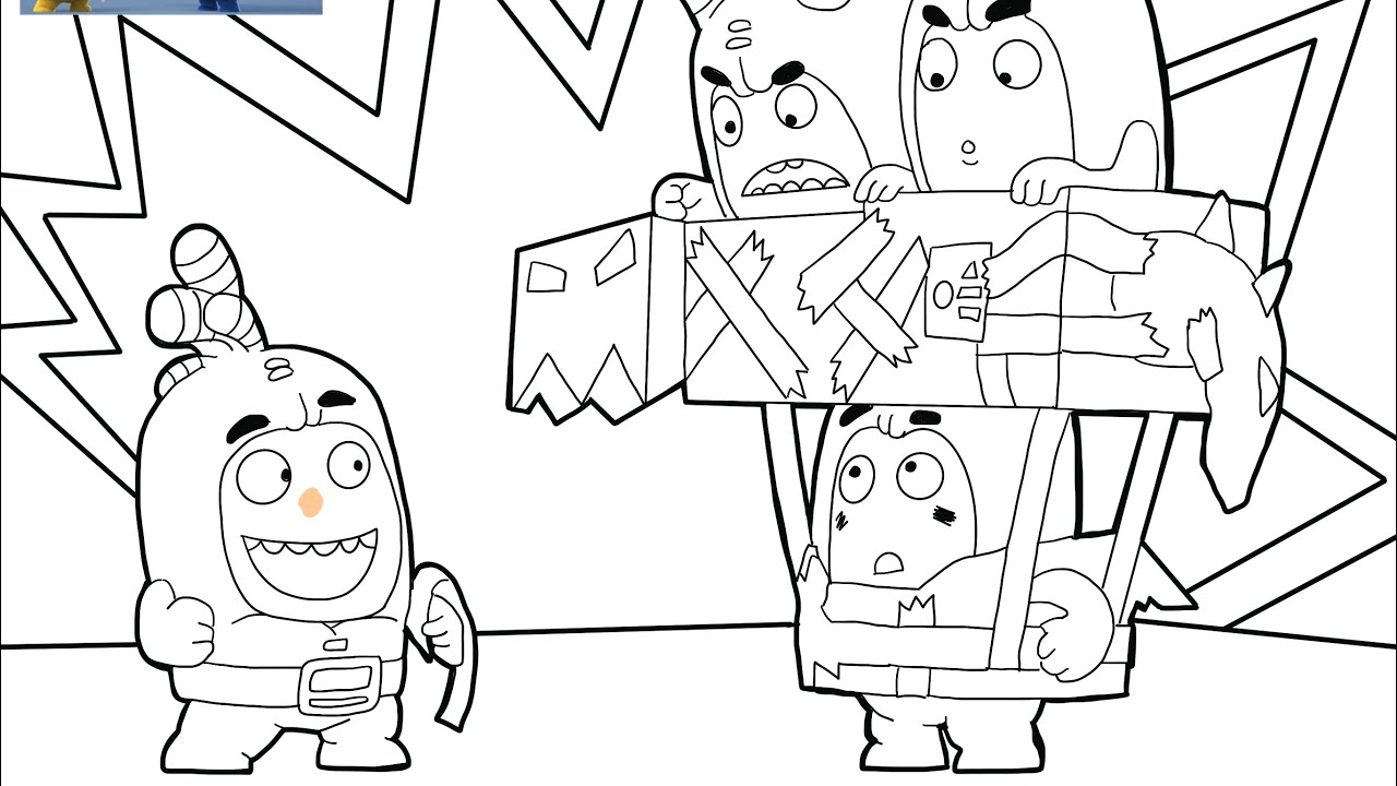 How to draw Oddbods | Oddbods Coloringpages | Oddbods Free printable Download - YouTube oddbods-coloring-pages-getcoloringpages-com