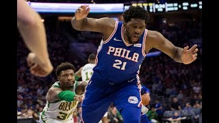 Marcus Smart Shoves Joel Embiid To The Ground, Gets Ejected In Philly