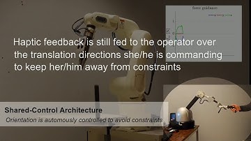 Haptic-based shared-control methods for a dual-arm system