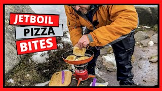 Camping Stove Meals | Cooking mini PIZZA BITES | Gas canister PROBLEM with my Jetboil Minimo