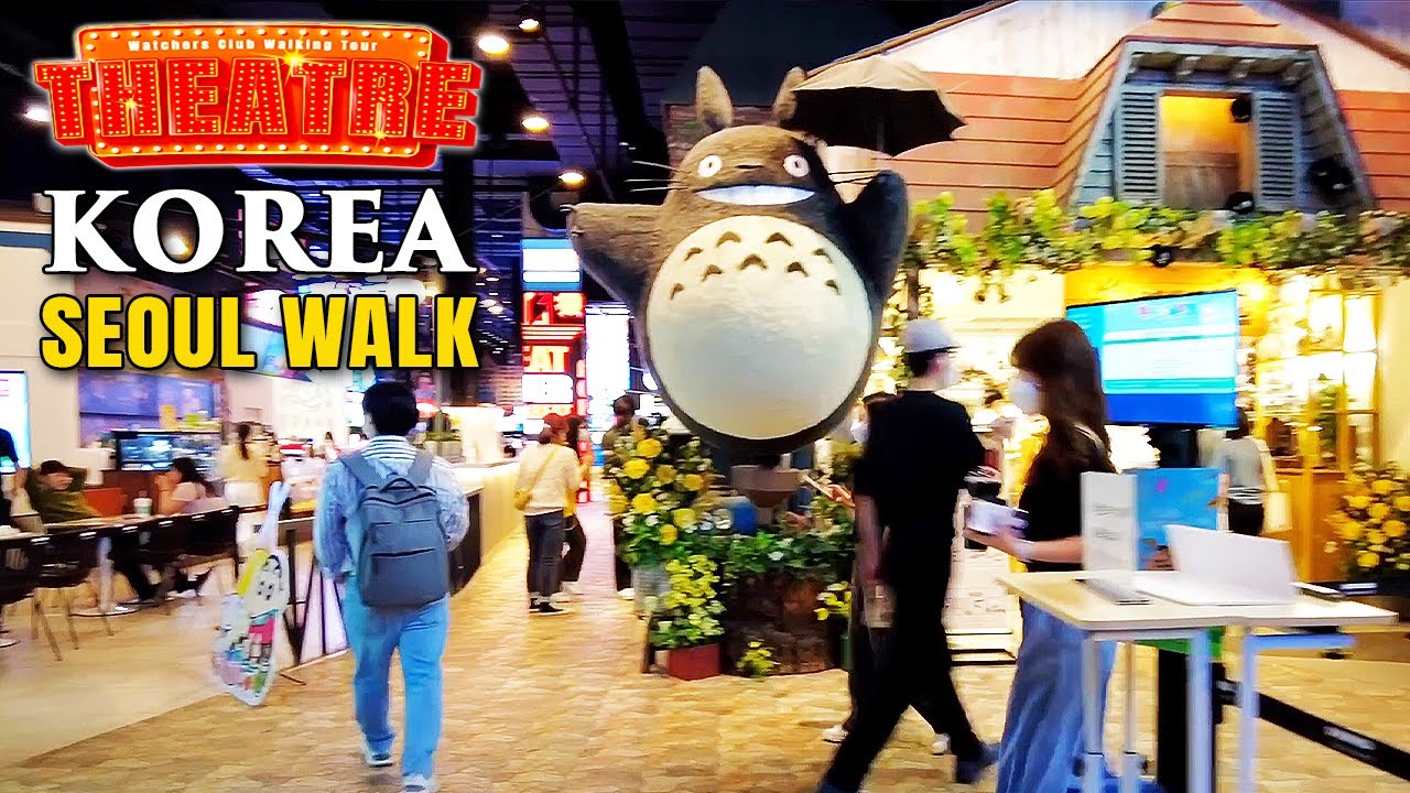 Exciting Huge Shopping Mall Walking Tour - Seoul Korea 4K 🎥 - Yongsan I'Park - Korean food & Shop