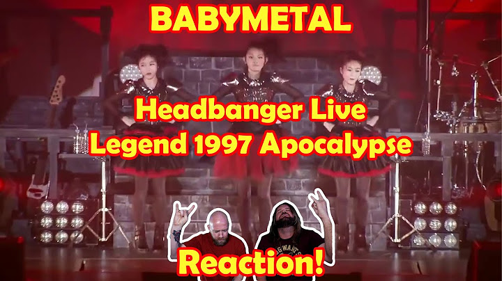 Musicians react to hearing Headbanger Live @ Legend 1997 Apocalypse!