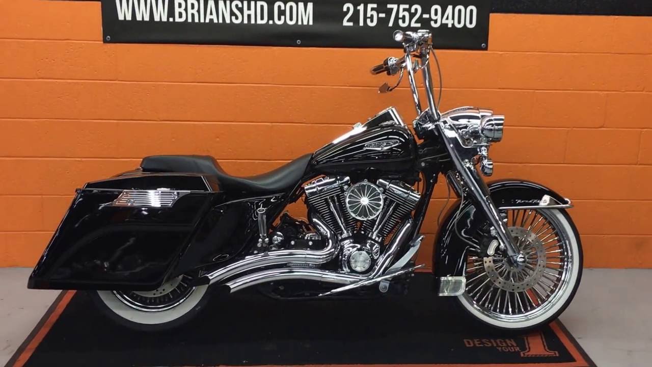 2007 Custom Bagger Road King For Sale - YouTube